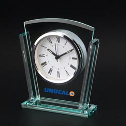 Glass Trapezoid Alarm Clock