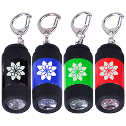 Rubberized Led Light with Key Clip